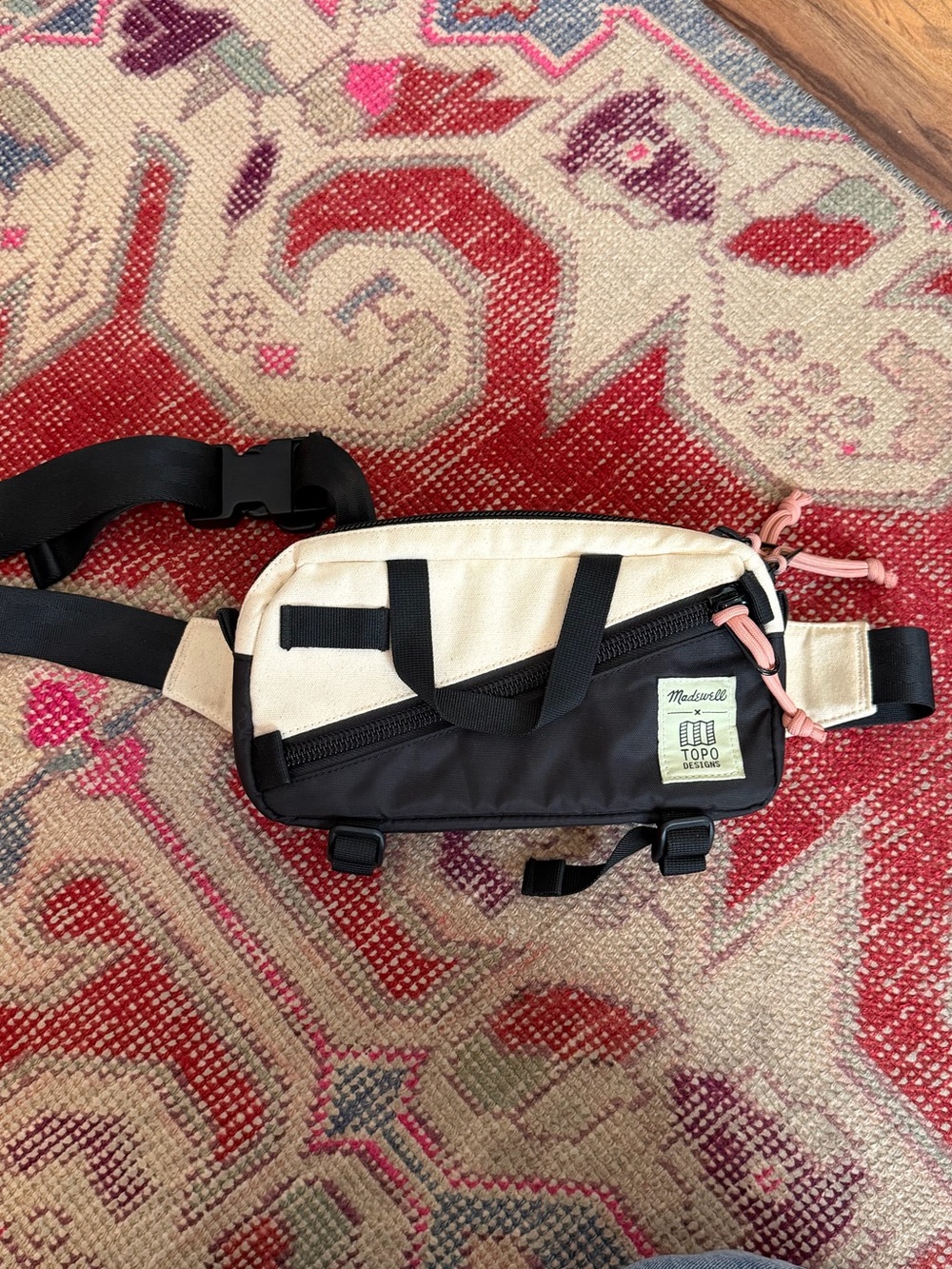 Madewell and topo collab fanny pack